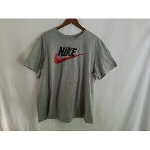 Nike The Tee T-Shirt Men's Gray Short Sleeve NIKE Shirt Size XXL